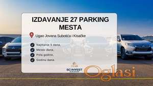 Zakup parking mesta u Jovana Subotića